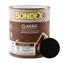 Embalagem do Bondex Classic Acetinado com a cor PRETO em destaque.