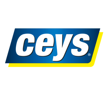 Logo da Ceys, uma marca especializada em colas, adesivos, selantes, silicones, reparadores, fitas e muitos outros artigos para bricolage e construção.