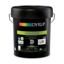 Embalagem da tinta acrílica para interiores Dyrup Dyruadvance, da marca PPG Dyrup.