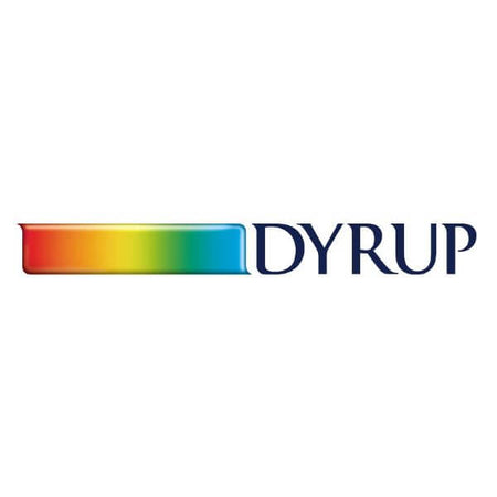 Logo da Dyrup, uma marca de tintas decorativas que ocupa um lugar de referência na mente dos portugueses, e que apresenta soluções específicas para a proteção e tratamento de madeiras (Bondex e Xylophene).