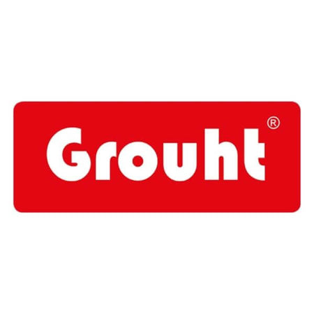 Logo da Grouht, uma marca que fabrica soluções químicas diversas que dão resposta às necessidades dos consumidores mais exigentes em termos de limpeza, impermeabilização, solventes, colas, etc…