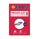 Rótulo da massa de reparação multifunções em pó, da marca Pinturas Proa.