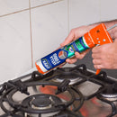 Cartucho de silicone neutro veda tudo da ceys a ser aplicado numa junta de uma cozinha.