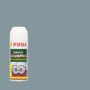 Lata de Spray Galvaproa sobre um fundo CINZENTO MÉDIO. O Spray Galvaproa é um esmalte de aplicação direta sobre o metal galvanizado.
