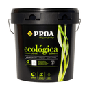 Lata da tinta ecológica para interiores da Proa.