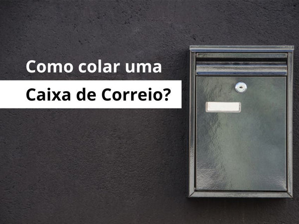 Pormenor de caixa de correio que ilustra o post publicado no blog da Tintas e Pinturas, intitulado COMO COLAR UMA CAIXA DE CORREIO NA PAREDE?
