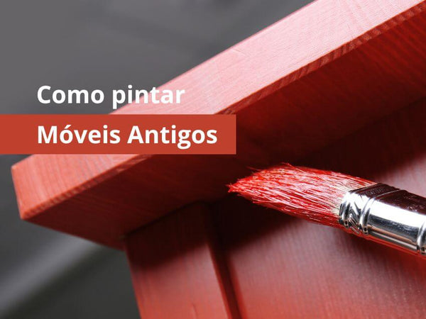 Pormenor de um móvel de madeira a ser pintado de vermelho. A imagem ilustra o artigo para blogue intitulado COMO PINTAR MÓVEIS ANTIGOS. O artigo encontra-se publicado no blogue da Tintas e Pinturas.