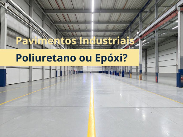 Pavimento de uma unidade industrial que ilustra o artigo de blogue - Pavimentos Industriais: Poliuretano ou Epóxi?