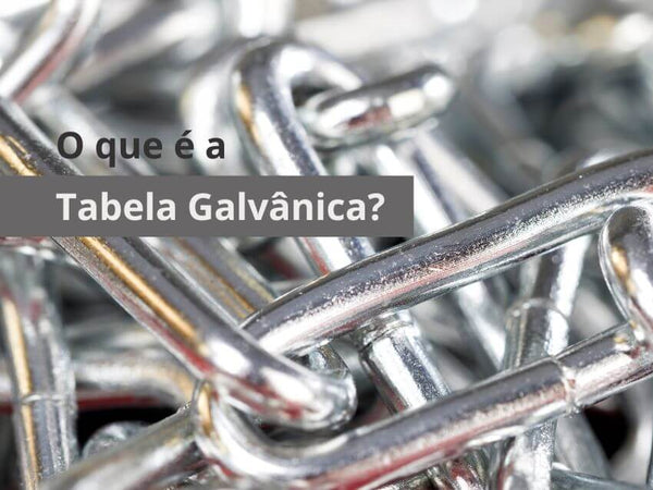 Metais entrelaçados ilustrando o artigo de blogue O QUE É A TABELA GALVÂNICA?