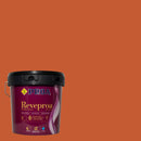 Embalagem da tinta para exteriores REVEPROA MATE SEDA sob um fundo que ilustra a cor BARCELONA do catálogo de cor para fachadas da marca Pinturas Proa.