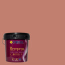 Embalagem da tinta para exteriores REVEPROA MATE SEDA sob um fundo que ilustra a cor BRAGA do catálogo de cores para fachadas da marca Pinturas Proa.