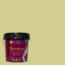 Embalagem da tinta para exteriores REVEPROA MATE SEDA sob um fundo que ilustra a cor BUEU do catálogo de cores para fachadas da marca Pinturas Proa.