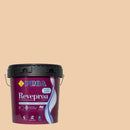 Embalagem da tinta para exteriores REVEPROA ACETINADA sob um fundo que ilustra a cor CANGAS do catálogo de cores para fachadas da marca Pinturas Proa.