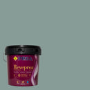 Embalagem da tinta para exteriores REVEPROA MATE SEDA sob um fundo que ilustra a cor CORUÑA do catálogo de cores para fachadas da marca Pinturas Proa.