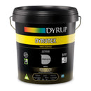 Embalagem da Dyrup Dyrutex, uma tinta vinílica concebida pela PPG Dyrup para a pintura de fachadas exteriores.