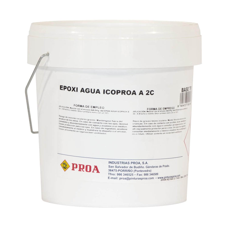 Lata do Epóxi de Base Aquosa da marca Pinturas Proa, também conhecido por Icoproa Aquoso.