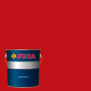 Embalagem do Esmalte Acrílico da Pinturas Proa sobre um fundo VERMELHO.