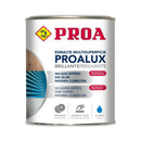 Embalagem do Proalux Brilhante, o esmalte aquoso multiaderente e multi-superfície da Pinturas Proa.