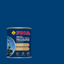 Embalagem do Esmalte Industrial Naval Proarapid Acetinado, da Pinturas Proa, sobre um fundo AZUL ELÉTRICO.