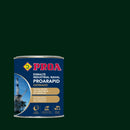 Embalagem do Esmalte Industrial Naval Proarapid Acetinado, da Pinturas Proa, sobre um fundo VERDE INGLÊS.