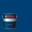 Lata do Esmalte Industrial de Secagem Rápida da Pinturas Proa sobre um fundo AZUL ELÉTRICO.