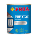 Embalagem do Proalac, Esmalte de Laca de Poliuretano Acetinado da marca Pinturas Proa, ideal para a lacagem de madeiras e metais.