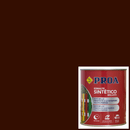 Lata do Esmalte Sintético Brilhante da Proa sobre um fundo de cor CASTANHA.