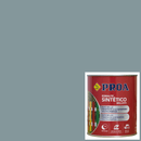 Lata do Esmalte Sintético Brilhante da Proa sobre um fundo de cor CINZENTA.