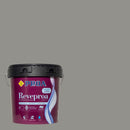 Embalagem da tinta para exteriores REVEPROA ACETINADA sob um fundo que ilustra a cor GIJÓN do catálogo de cores para fachadas da marca Pinturas Proa.