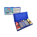 Embalagem do Kit Teste Cloro e pH para tratamento de piscinas da marca Grouht