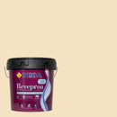 Embalagem da tinta para exteriores REVEPROA ACETINADA sob um fundo que ilustra a cor LANNES do catálogo de cores para fachadas da marca Pinturas Proa.