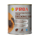 Embalagem do Lasur Decking Acetinado da marca Pinturas Proa, para pavimentos e soalhos de madeira.
