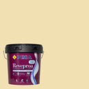 Embalagem da tinta para exteriores REVEPROA ACETINADA sob um fundo que ilustra a cor MADRID do catálogo de cores para fachadas da marca Pinturas Proa.