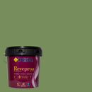 Embalagem da tinta para exteriores REVEPROA MATE SEDA sob um fundo que ilustra a cor MIÑO do catálogo de cores para fachadas da marca Pinturas Proa.