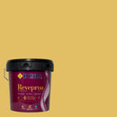 Embalagem da tinta para exteriores REVEPROA MATE SEDA sob um fundo que ilustra a cor PARLA do catálogo de cores para fachadas da marca Pinturas Proa.