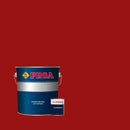 Lata do Primário Epóxi de Alta Espessura da marca Pinturas Proa sobre um fundo VERMELHO FERRUGEM.