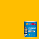 Lata de Proalac, o esmalte de laca de poliuretano da Pinturas Proa, sobre um fundo AMARELO, RAL 1023.