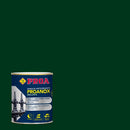 Direto à ferrugem - A tinta para ferrugem Proanox é um esmalte anticorrosivo. Na imagem é possível ver a cor VERDE GARRAFA do ACABAMENTO BRILHANTE.