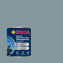 Embalagem do Esmalte Industrial BRILHANTE, da Pinturas Proa, sobre um fundo CINZENTO MÉDIO.