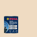 Embalagem do Esmalte Industrial BRILHANTE, da Pinturas Proa, sobre um fundo MARFIM.