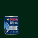 Embalagem do Esmalte Industrial BRILHANTE, da Pinturas Proa, sobre um fundo VERDE INGLÊS.