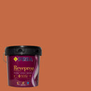 Embalagem da tinta para exteriores REVEPROA MATE SEDA sob um fundo que ilustra a cor RIVEIRA do catálogo de cores para fachadas da marca Pinturas Proa.