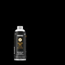 Embalagem do Spray Anti Infiltrações da Montana Colors sobre um fundo preto.