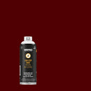 Embalagem do Spray Anti Infiltrações da Montana Colors sobre um fundo vermelho.