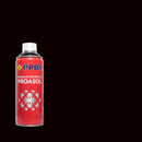 Embalagem do Spray Esmalte Sintético Proasol, da marca Pinturas Proa, sobre um fundo de cor PRETO.