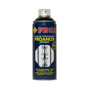 Embalagem do Spray Proanox, um esmalte para ser aplicado direito no ferro e na ferrugem.
