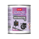 Lata da Tinta Alta Temperatura da Grouht de acabamento ANTRACITE.