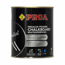 Embalagem da Tinta Ardósia da Pinturas Proa que permite a criação de um chalkboard na maior parte das superfícies.
