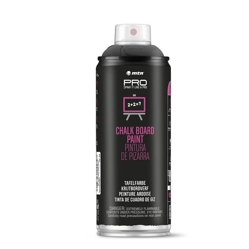 Lata de Spray MTN PRO Tinta Ardósia (Chalk Board Paint).