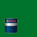 Embalagem de tinta para convés para barcos da marca Pinturas Proa, sobre um fundo de cor verde.